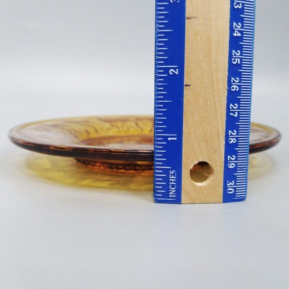 Indiana Glass Tiara Amber Plates - Picture 8 of 9